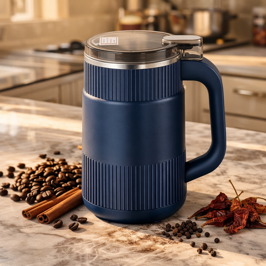 Electric Coffee Beans & Spices Grinder — Stainless Steel Blade Grinder for Herbs, Nuts & Grains